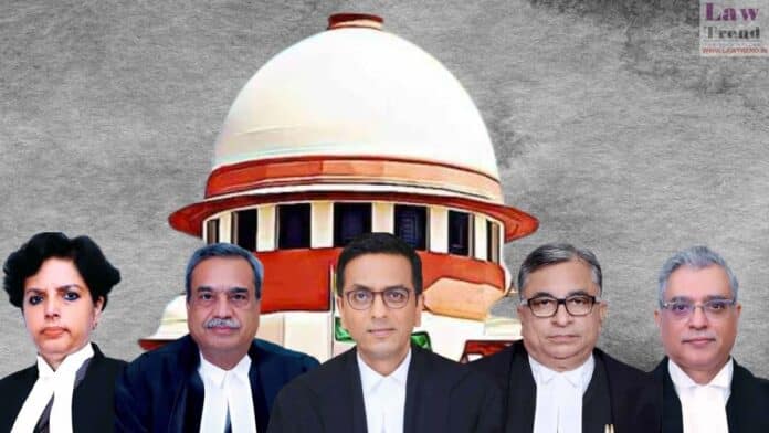 SC Constitution Bench- Justices DY Chandrachud, MR Shah, Krishna Murari, Hima Kohli and PS Narasimha