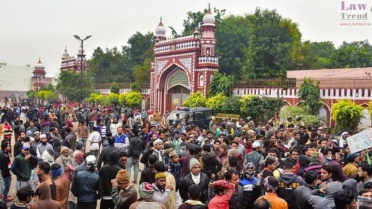 amu-students protest