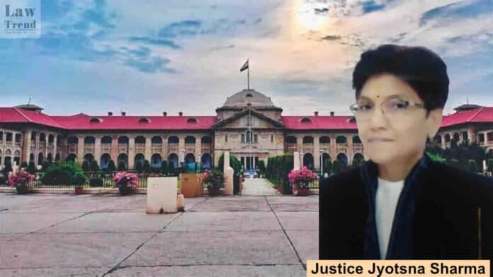 justice Jyotsna Sharma Allahabad HC 2