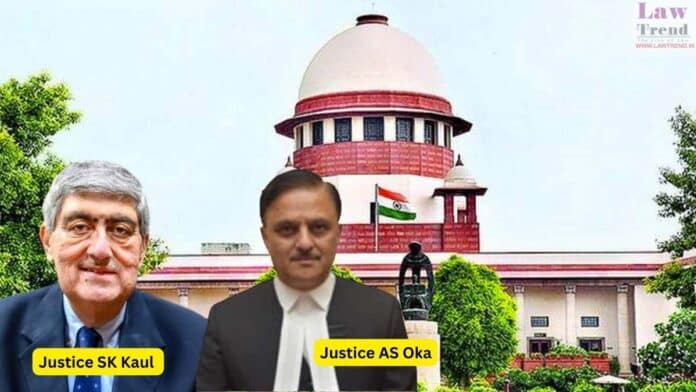 Justice SK Kaul and AS Oka