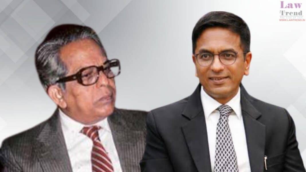 Historical: Justice DY Chandrachud and Justice YV Chandrachud to be ...