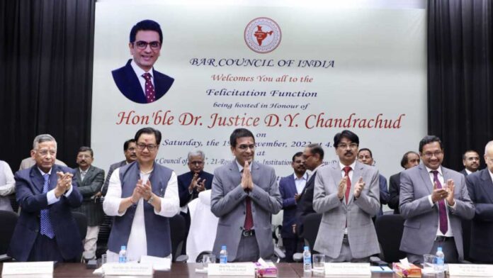 Justice DY Chandrachud Felicitation by BCI