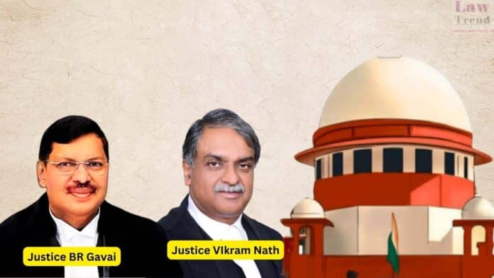 Justices BR Gavai and Vikram Nath