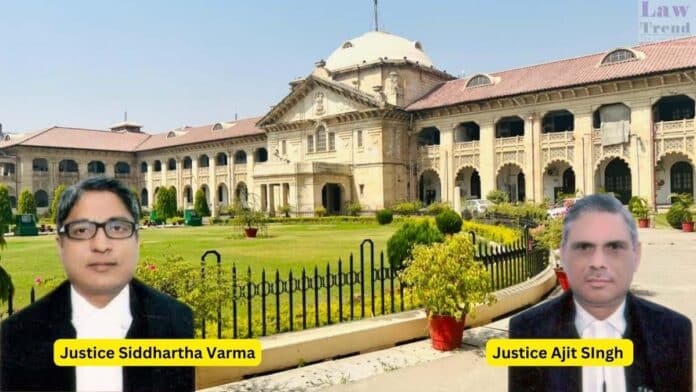 Justices Siddhartha Varma and Ajit Singh