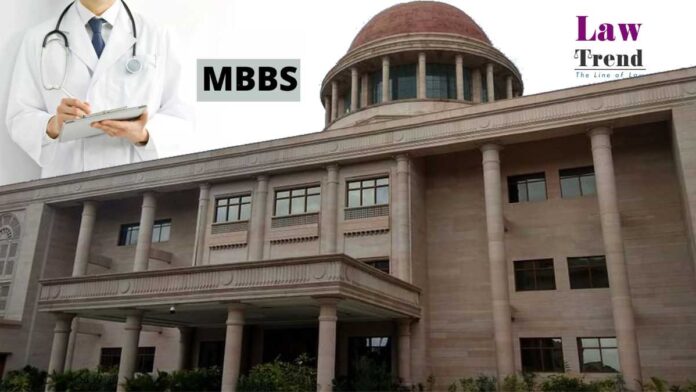 Law Trend MBBS Allahabad High Court