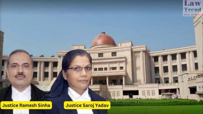 Justice Ramesh Sinha and Justice Saroj Yadav