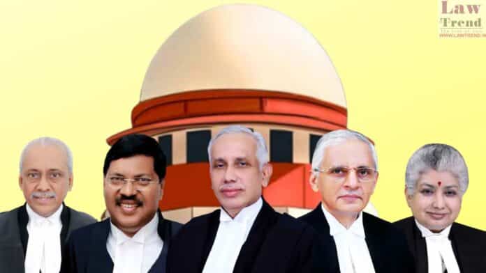 Justices Abdul Nazeer, B. R. Gavai, A. S. Bopanna, V. Ramasubramanian and B. V. Nagarathna-constituation bench sc
