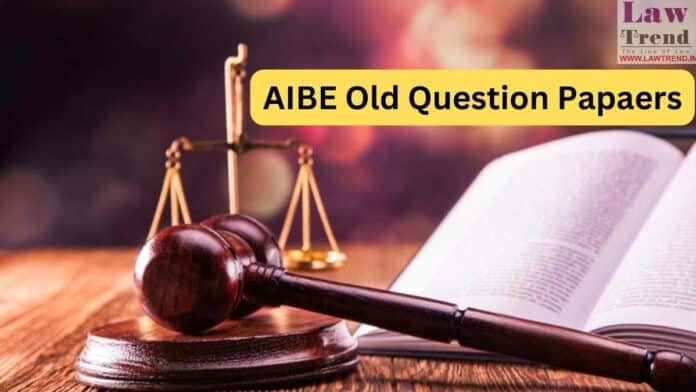 AIBE Old Question Papers