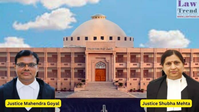 Justice Mahendra Goyal and Justice Shubha Mehta