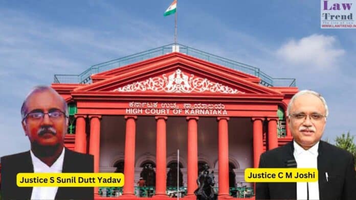 Justice S Sunil Dutt Yadav and Justice C M Joshi