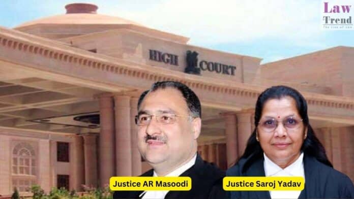 Justices AR Masoodi and Saroj Yadav