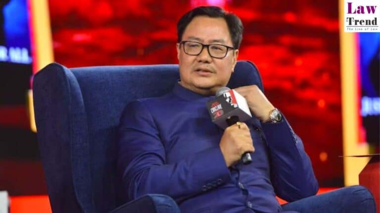 Modi Government Has Not Jeopardised the Independence of the Judiciary, Says Law Minister Kiren Rijiju