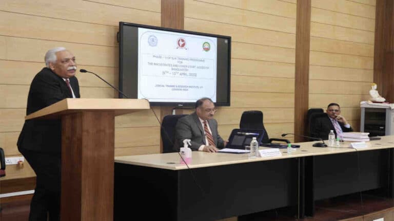 Justice DK Upadhyaya judges training program