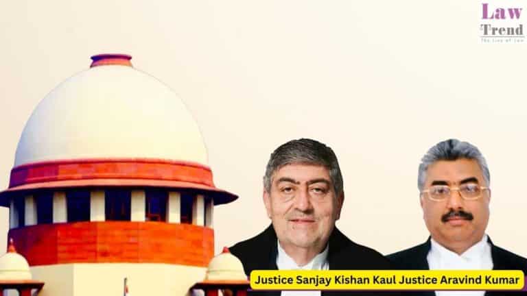 Justice Sanjay Kishan Kaul Justice Aravind Kumar