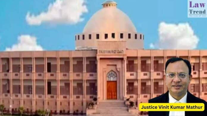 Justice Vinit Kumar Mathur