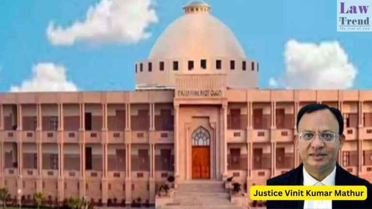 Justice Vinit Kumar Mathur