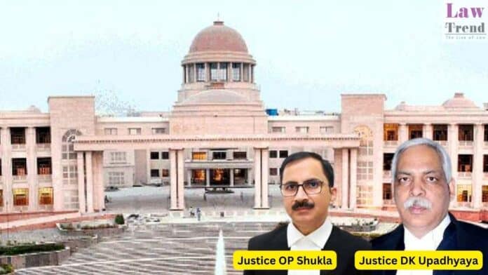 Justices DK Upadhyaya and OP Shukla