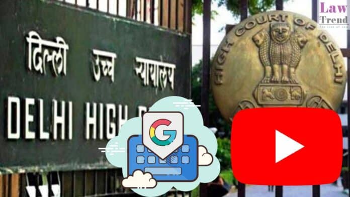 youtube-google-delhi hc