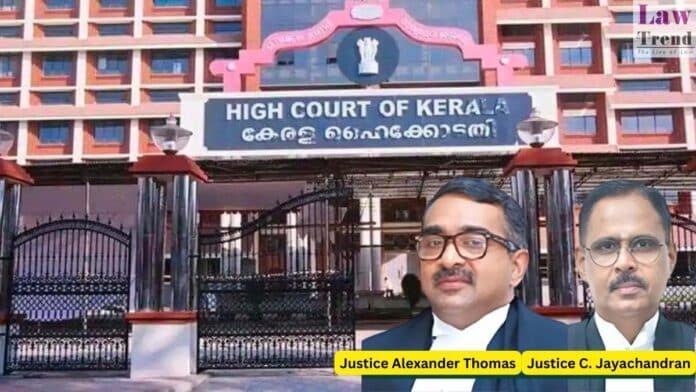 Justice Alexander Thomas and Justice C. Jayachandran