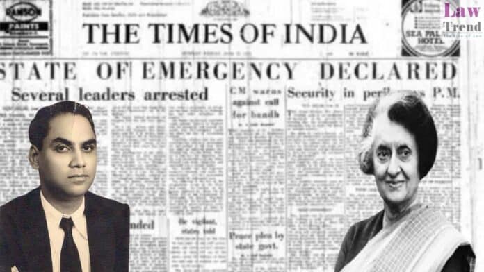 justice jagmohan lal sinha-indira gandhi-emergency 1975