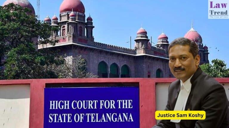 SC Collegium recommends transfer of Justice Sam Koshy to Telangana HC