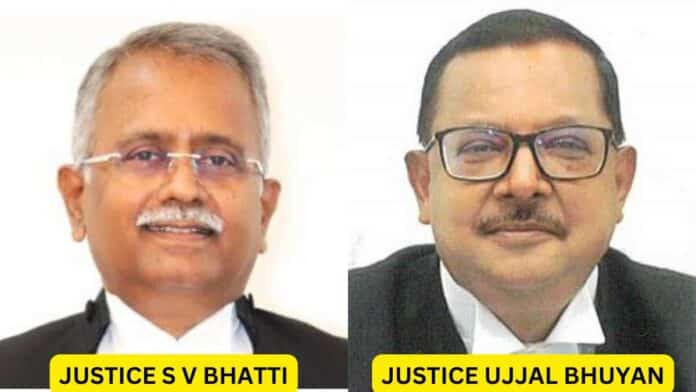 Justice Ujjal Bhuyan ( CJ Telangana HC) and Justice S Venkatanarayana Bhatti