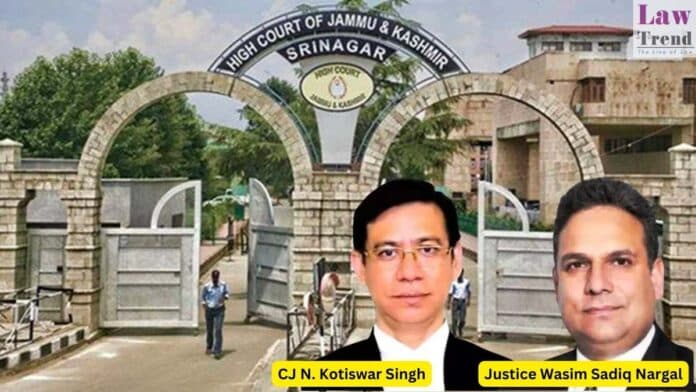 Justice N. Kotiswar Singh and Justice Wasim Sadiq Nargal