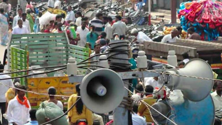 loudspeaker-noise pollution
