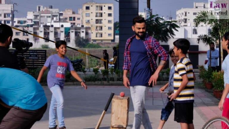 virat kohli ad-playing with children