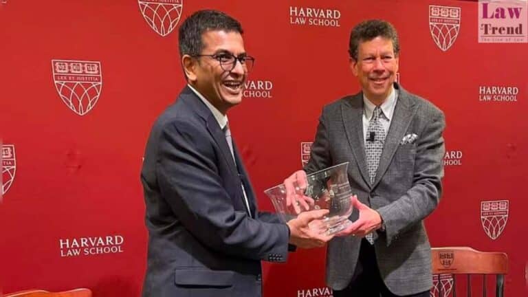 CJI D Y Chandrachud felicitated at alma mater Harvard Law School