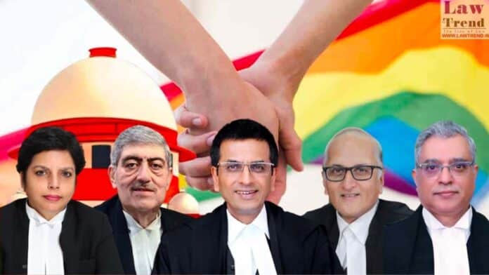 same sex marriage-five judges bench