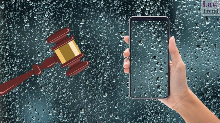 phone in rain water