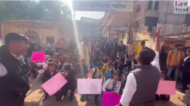 ABVP Members Protest-gwalior