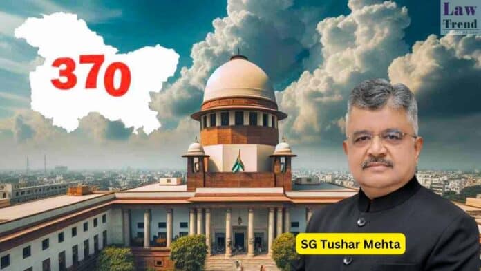 SG Tushar Mehta-article-370