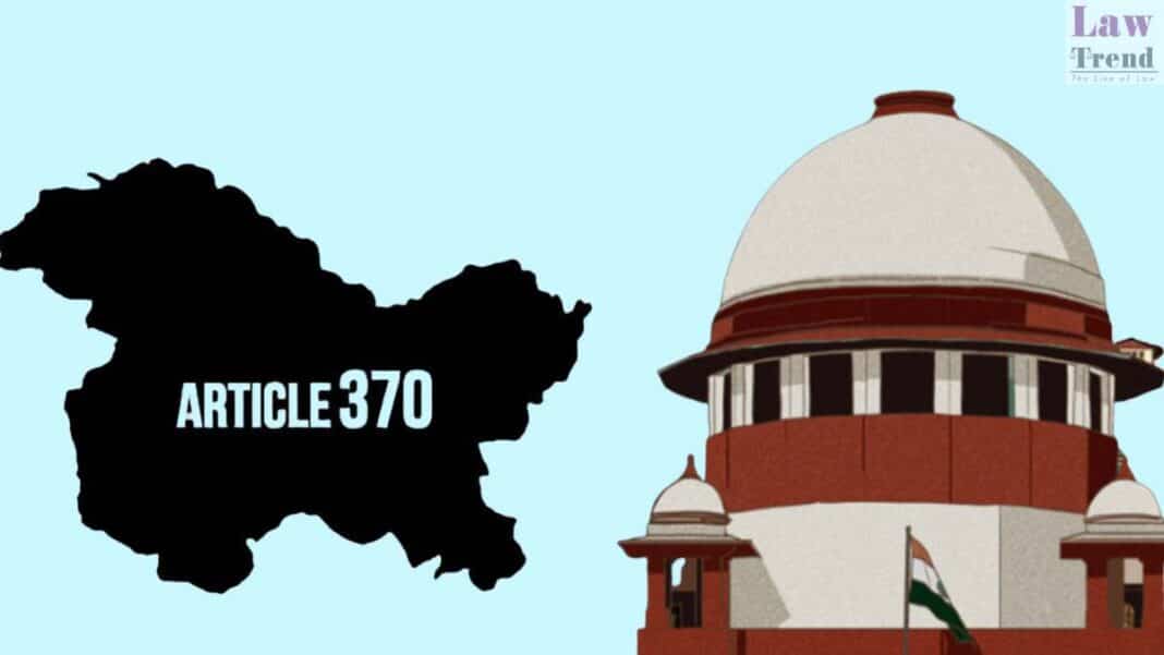 Article 370 Timeline of Developments Law Trend