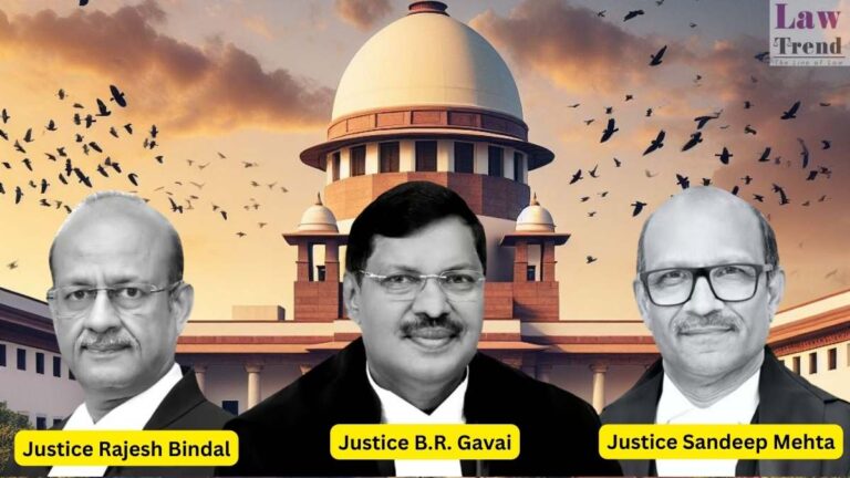 Justices B.R. Gavai, Rajesh Bindal and Sandeep Mehta