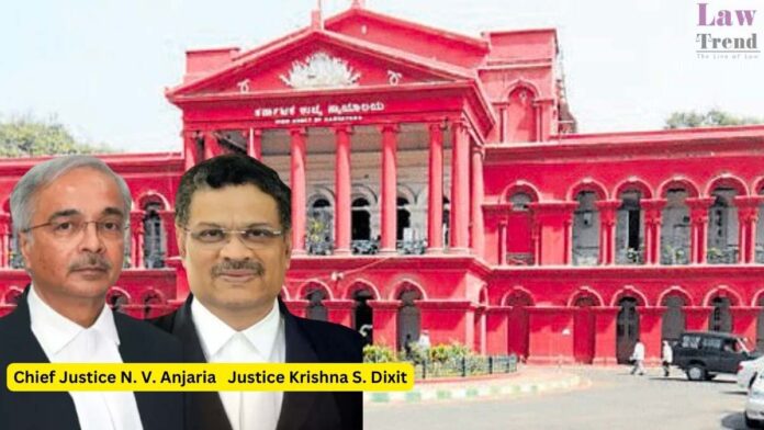 Chief Justice N. V. Anjaria and Justice Krishna S. Dixit