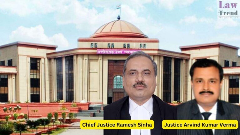 Chief Justice Ramesh Sinha and Justice Arvind Kumar Verma