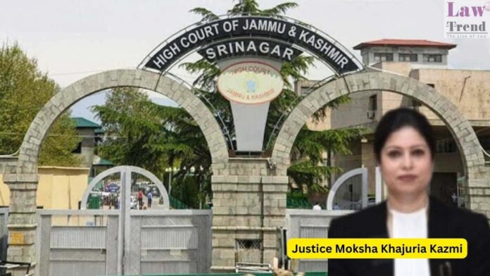 Justice Moksha Khajuria Kazmi