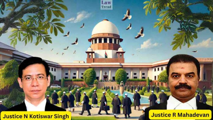 Justice N Kotiswar Singh R Madevan