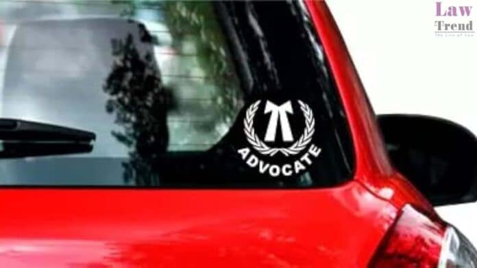 advocate sticker on car