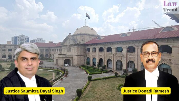 Justice Saumitra Dayal Singh and Justice Donadi Ramesh