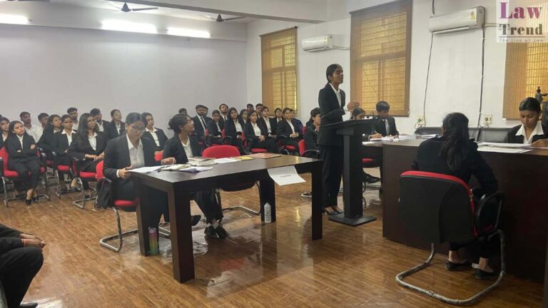 Buddying Lawyers Displayed Mooting Skills in the Competition at Dr. Rajendra Prasad National Law University, Prayagraj