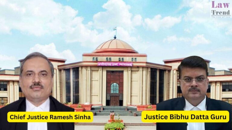 Chief Justice Ramesh Sinha and Justice Bibhu Datta Guru