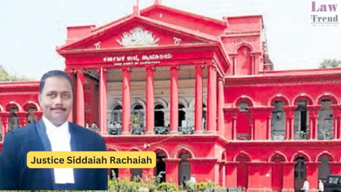 Justice Siddaiah Rachaiah