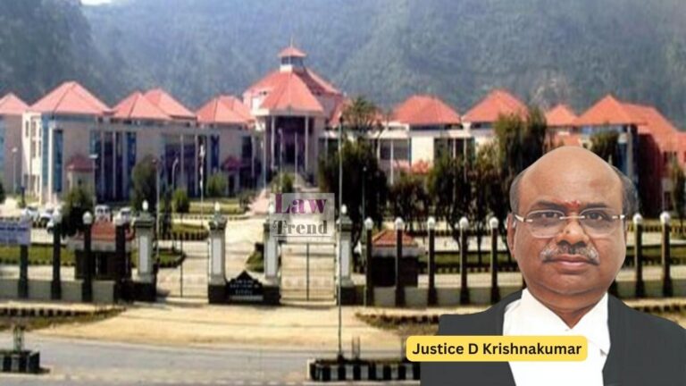 Justice D Krishnakumar