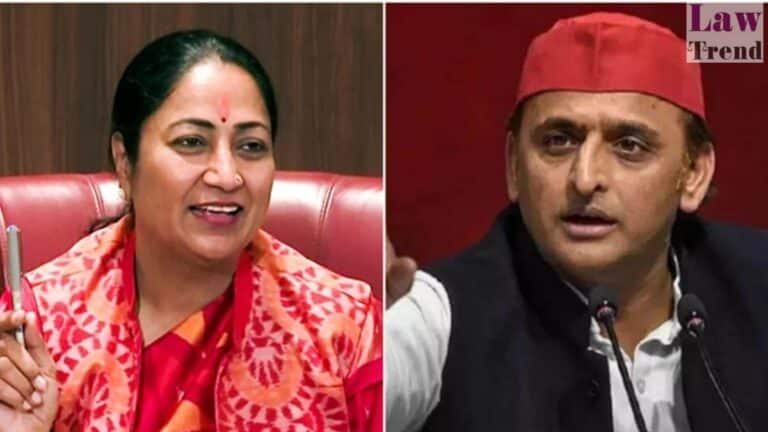 delhi cm rekha gupta and akhilesh yadav