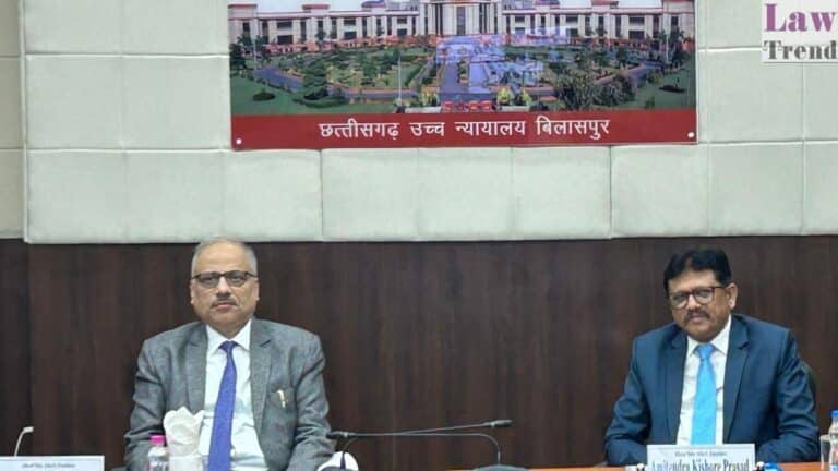 CG HC Chief Justice Ramesh Sinha Virtually Inaugurates Judicial Housing and Lays Foundation for Advocate Chambers in Kanker and Bhanupratapur