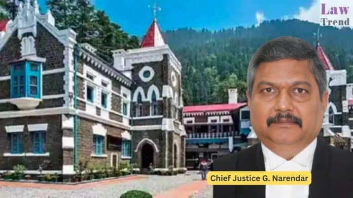 Chief Justice G. Narendar