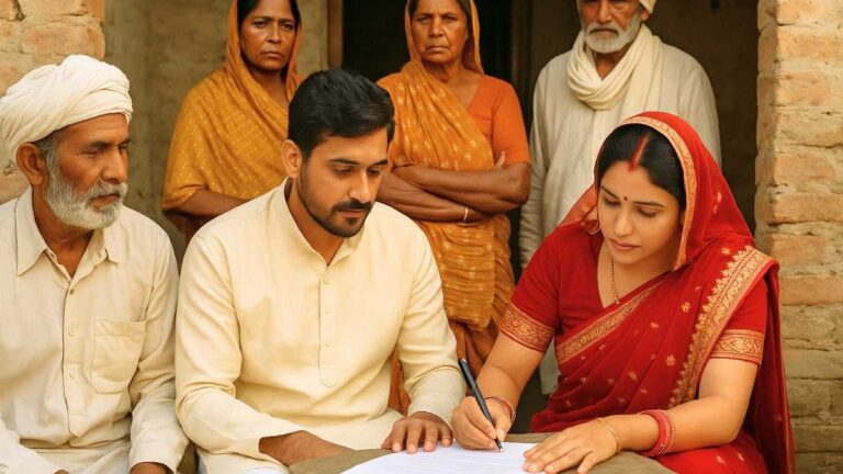 husband-wife-village